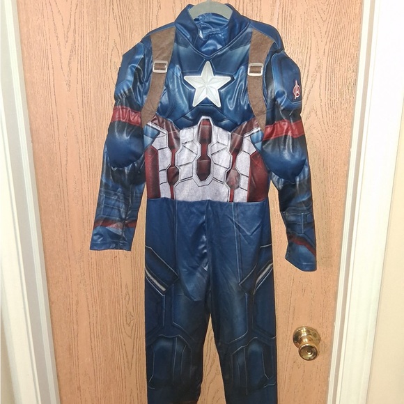 Disney ~Captain America-~Superhero Costume - Costume only ~ size 7/8 kids - Picture 3 of 5
